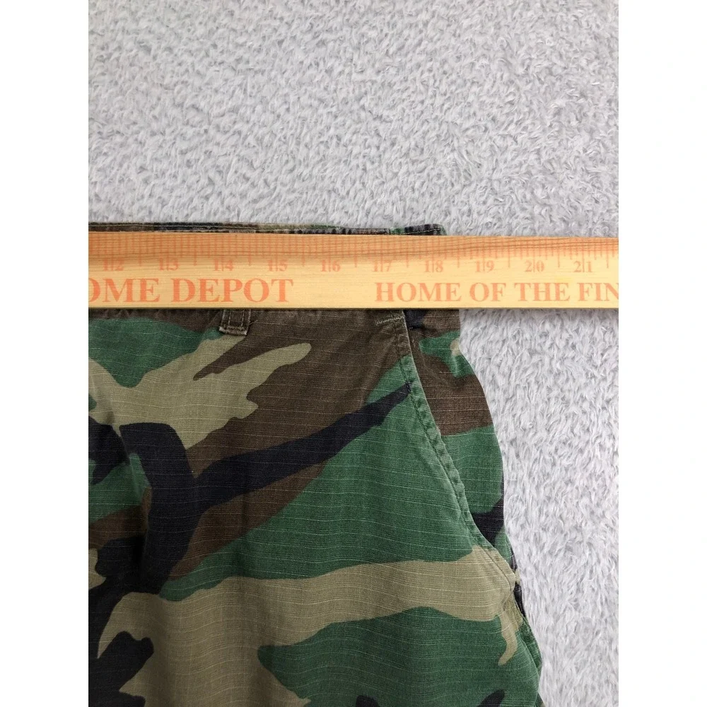 US Military Woodland Camo BDU Combat Pants Men 36x33 Cargo Propper Ripstop *Flaw